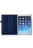 Apple iPad 2/3/4 360 Rotaing Pu Leather with Viewing Stand Plus Free Stylus Case Cover for Apple iPad 2-Blue